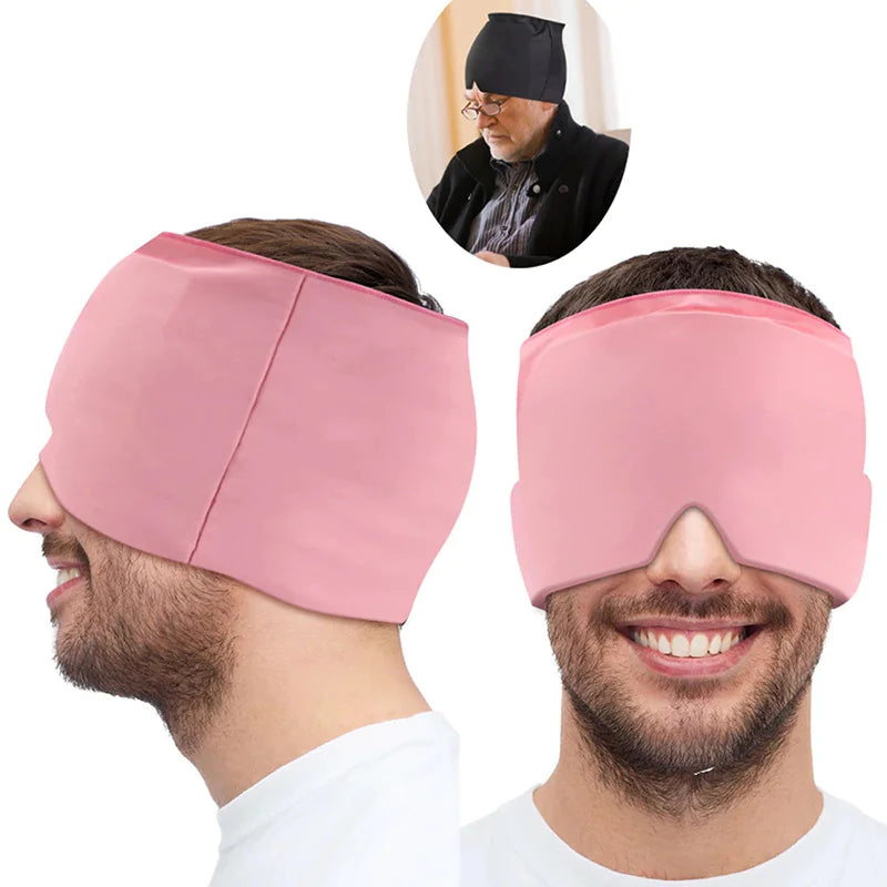 Migraine Relief Hat Mask - Cold Compress Hood