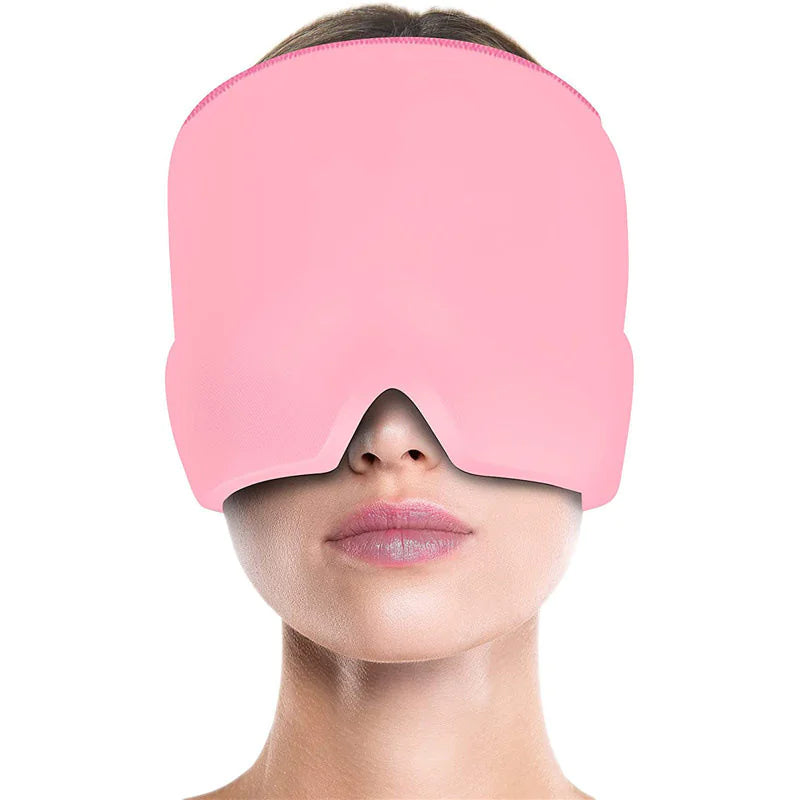 Migraine Relief Hat Mask - Cold Compress Hood