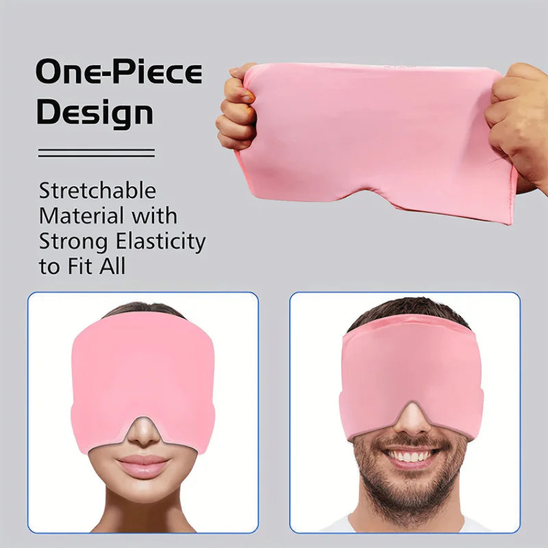 Migraine Relief Hat Mask - Cold Compress Hood