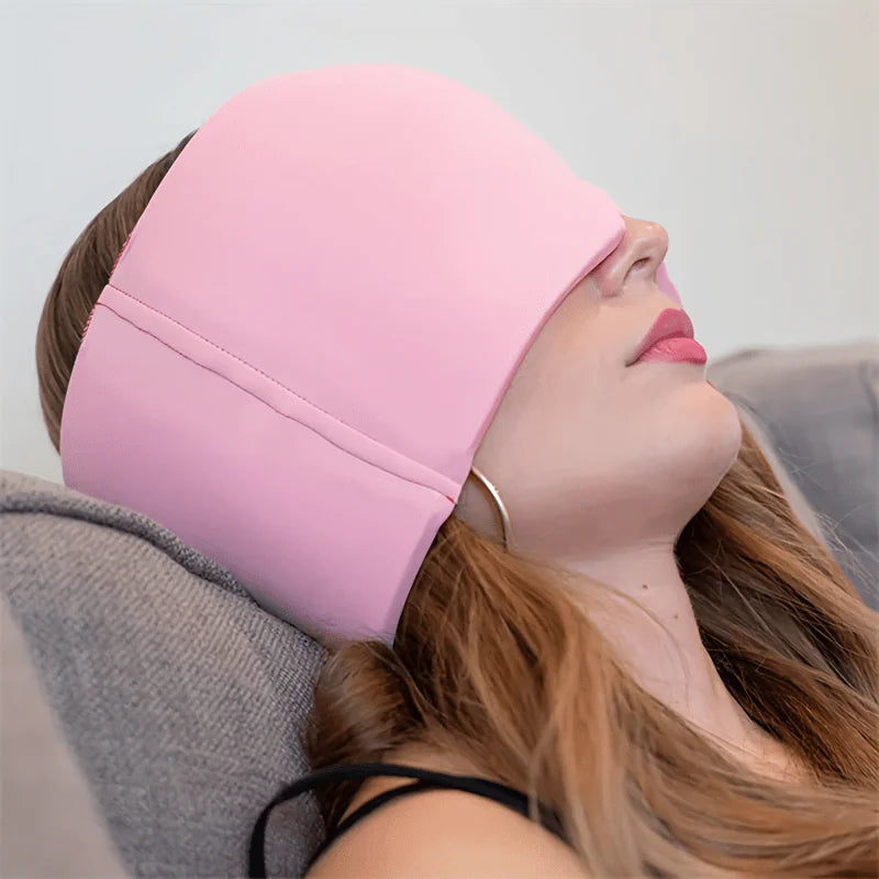Migraine Relief Hat Mask - Cold Compress Hood