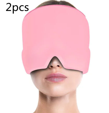 Migraine Relief Hat Mask - Cold Compress Hood